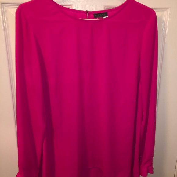 Vince Camuto Hot Pink Blouse - Picture 3 of 7